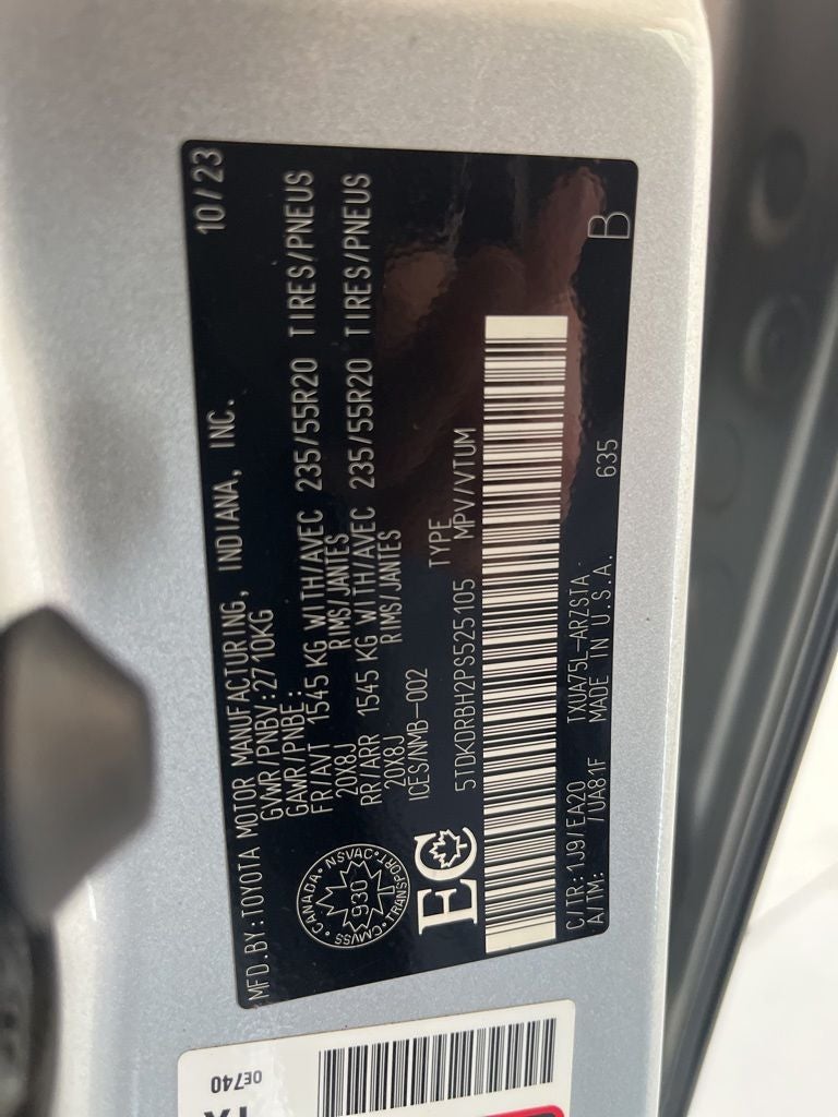 2023 Toyota Highlander XSE