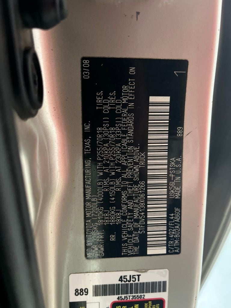 2008 Toyota Tundra Base CrewMax