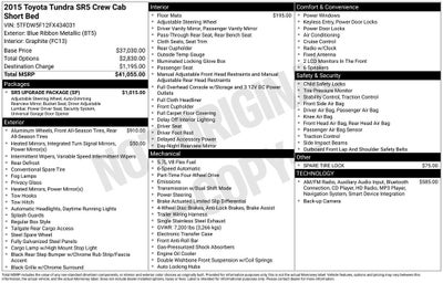 2015 Toyota Tundra SR5