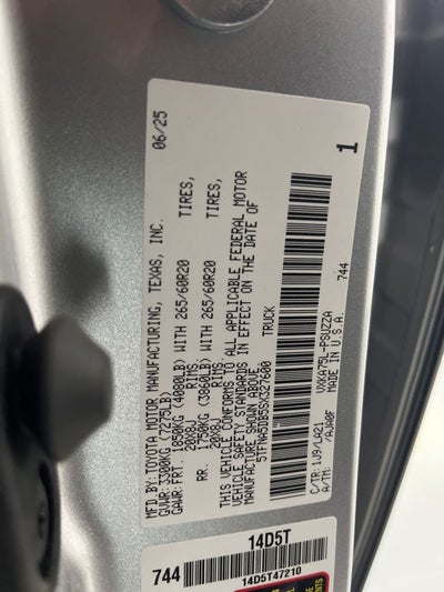 2025 Toyota Tundra Platinum