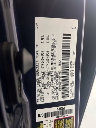 2025 Toyota Tundra Platinum