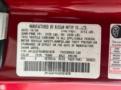 2010 Nissan 370Z Touring