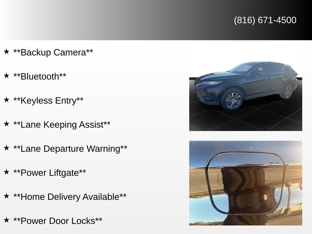 2021 Toyota Venza LE