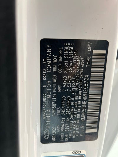 2021 Hyundai Palisade Limited