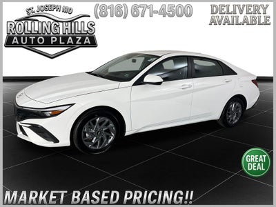 2025 Hyundai Elantra Hybrid Blue