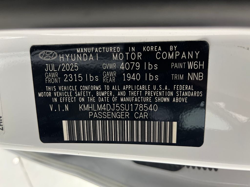 2025 Hyundai Elantra Hybrid Blue