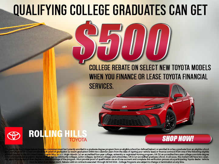 $500 College Rebate