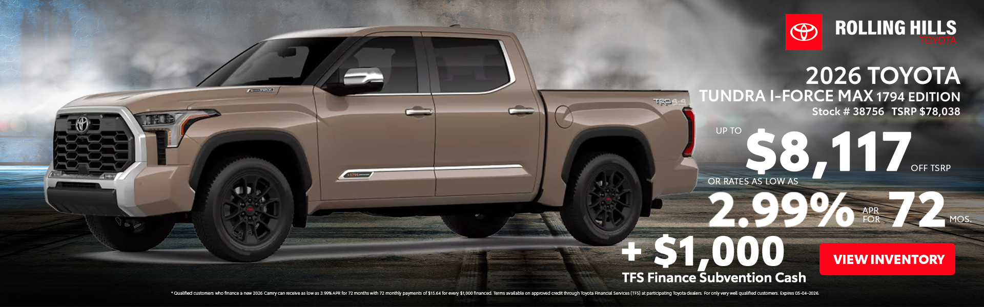 2026 Toyota Tundra I-Force Max