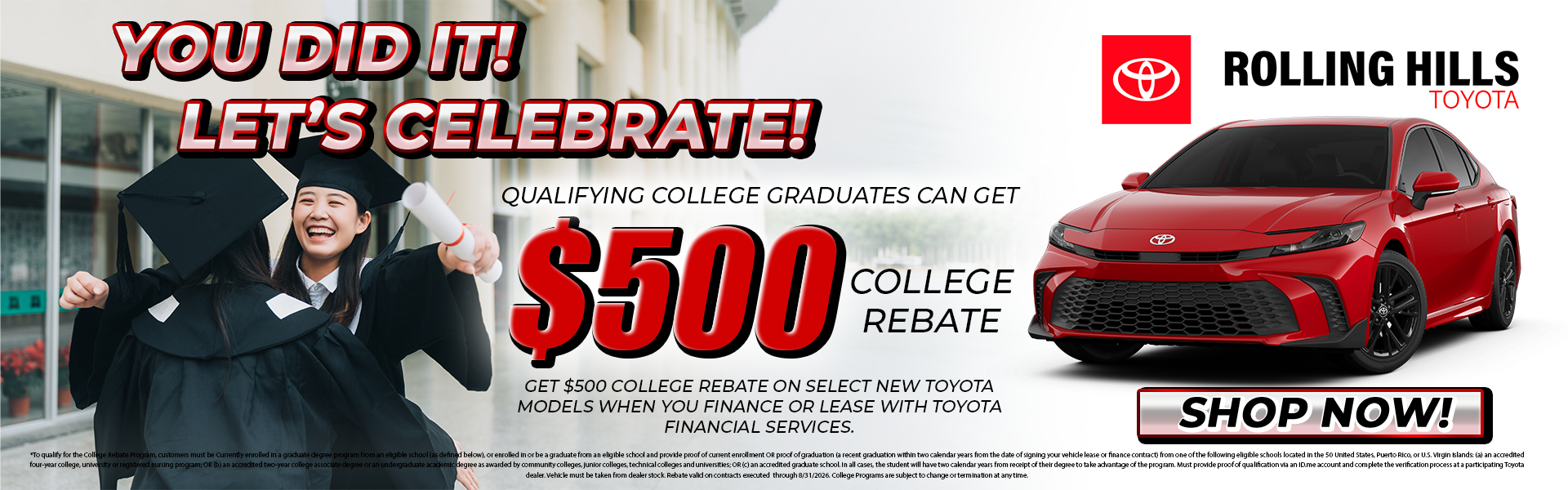 College Grad Discount