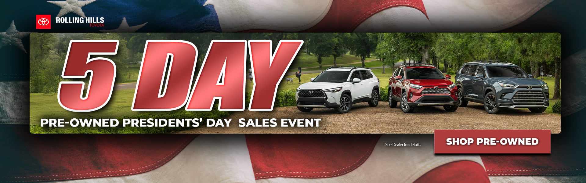 5 Day Pre-Owned Sale