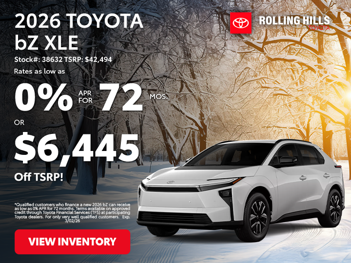 2026 Toyota bZ XLE
