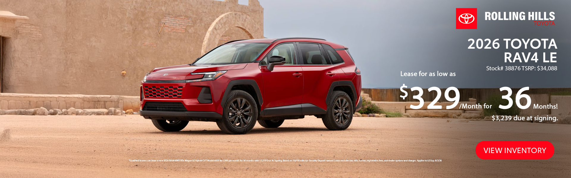 2026 Toyota Rav4 LE