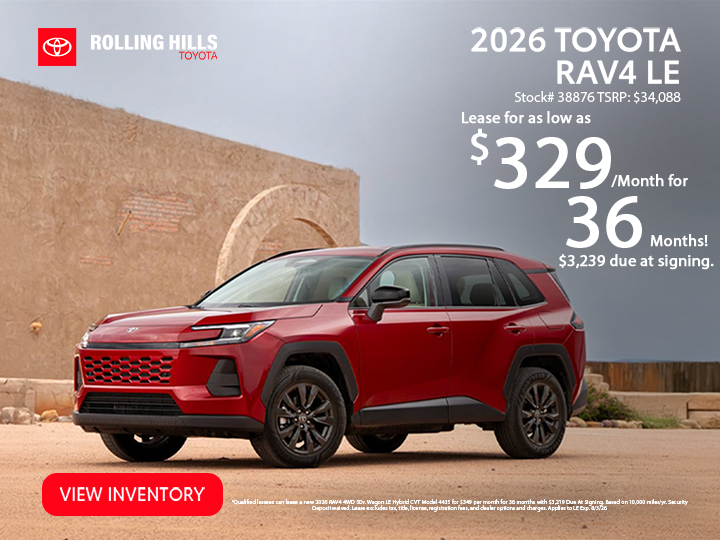 2026 Toyota Rav4 LE