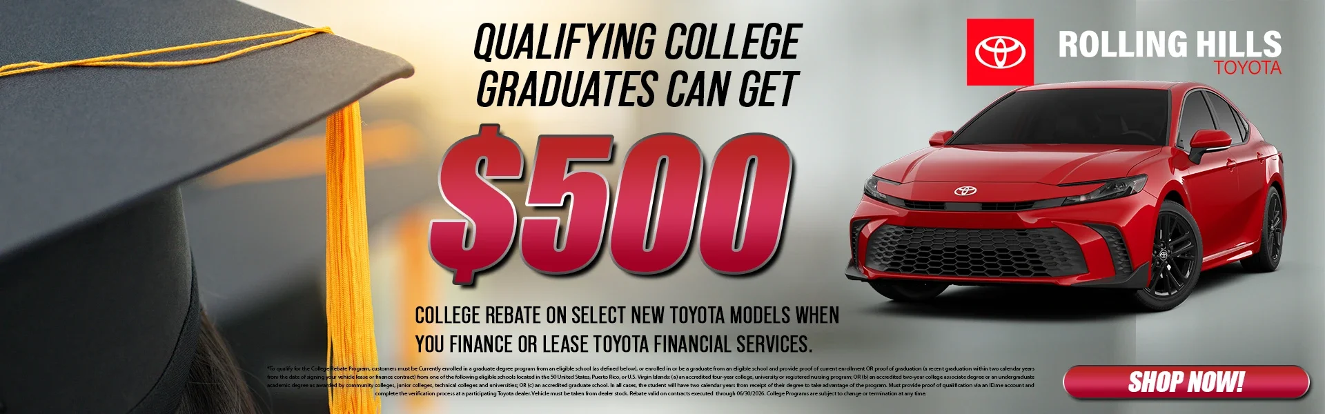 College Grad Discount