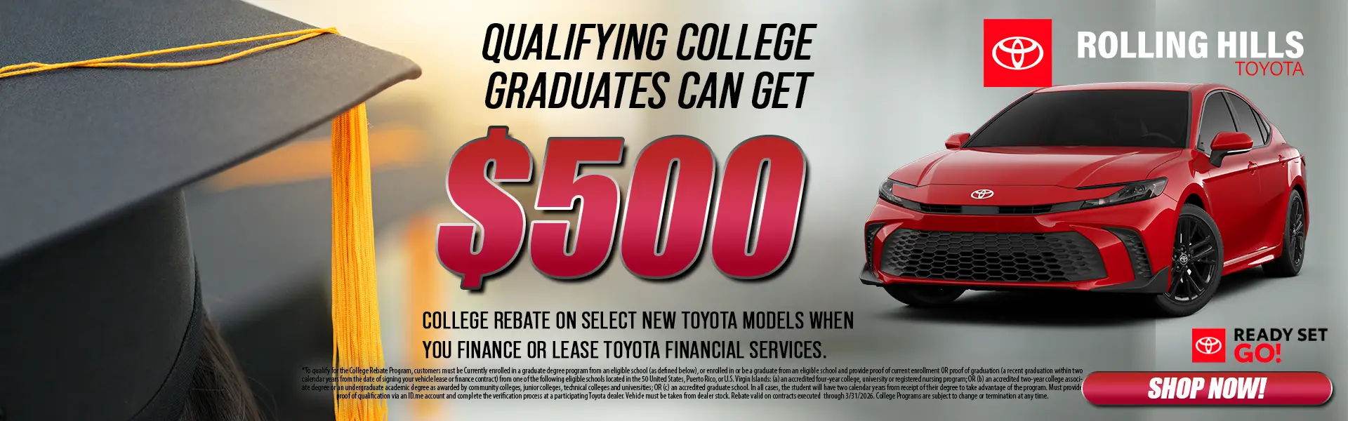 College Grad Discount