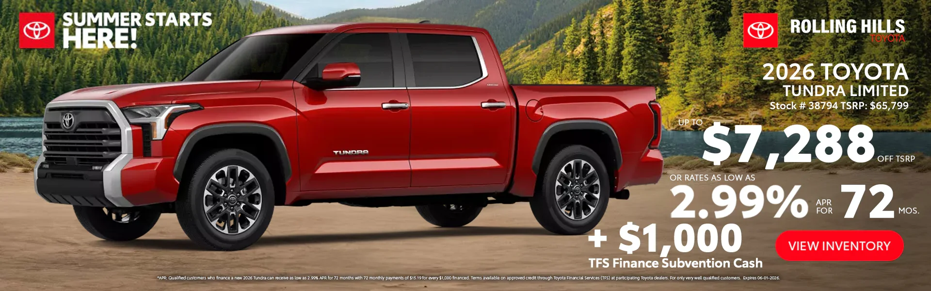 2026 Toyota Tundra Limited