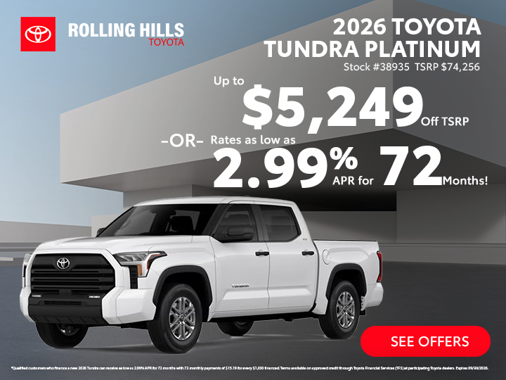 2026 Toyota Tundra Platinum
